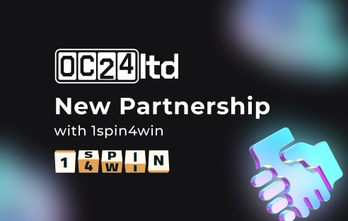 New partnership with 1spin4win New partnership with 1spin4win