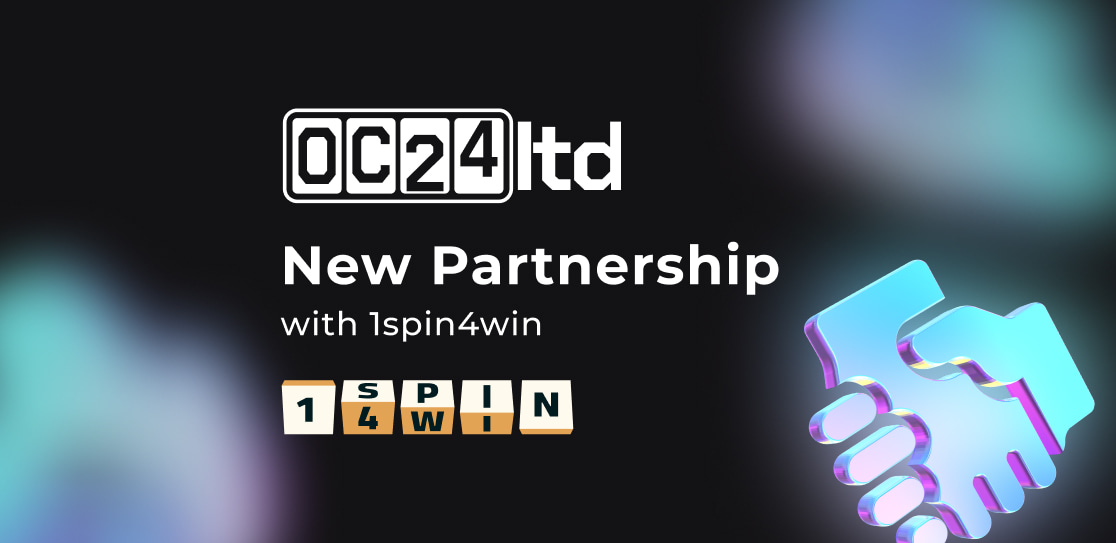 New Parnership with 1spin4win New Parnership with 1spin4win