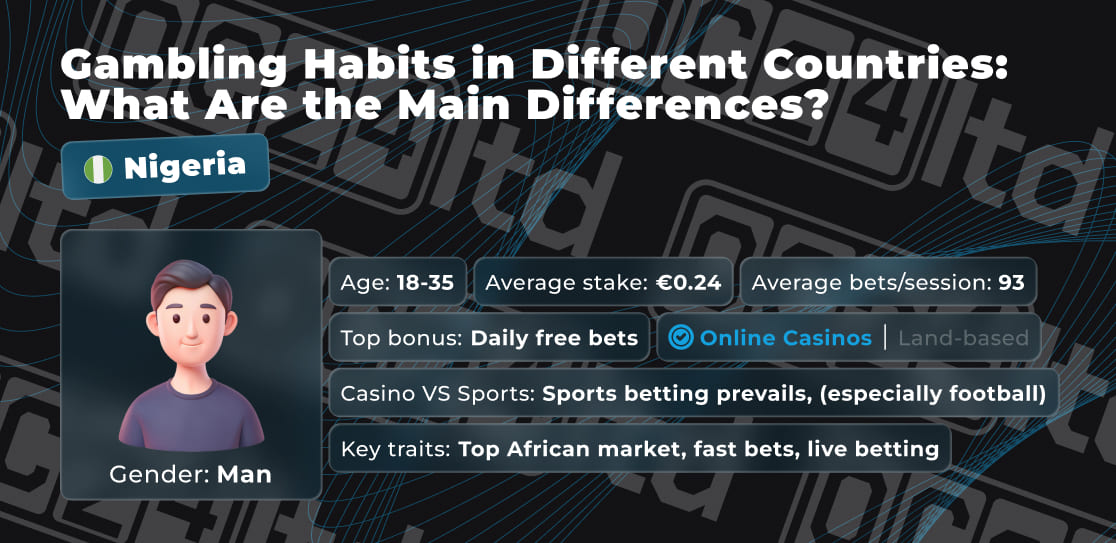 Portrait of a gambler - Nigeria